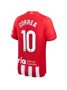 Atletico Madrid Angel Correa #10 Replika Hemmakläder 2023-24 Kortärmad